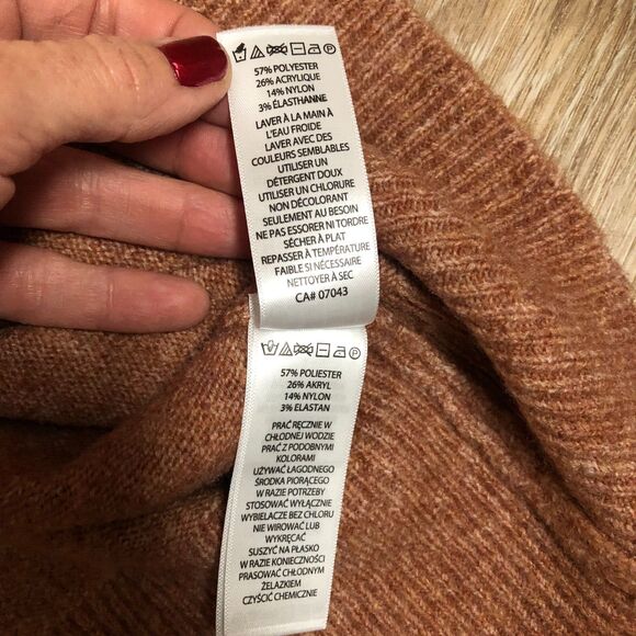 Rachel Roy‎ Cozy Oversized Women's Block Turtle Neck Sweater NWT Dress Sz M - Picture 9 of 12